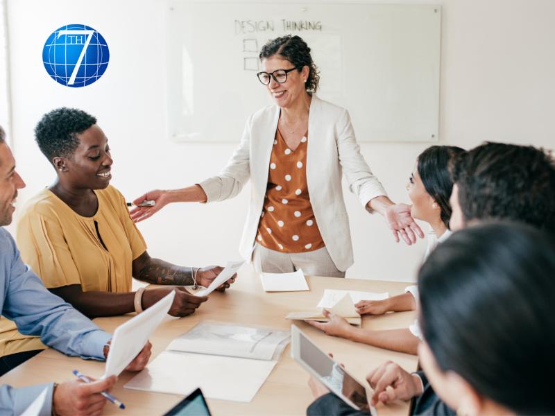 Image of Women Leader in Meeting